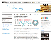 Tablet Screenshot of brunchandthecity.com